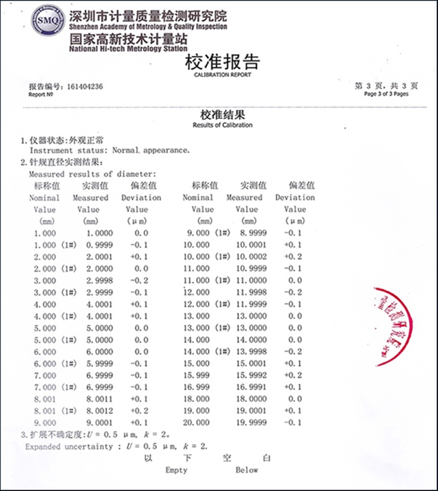 校准报告2